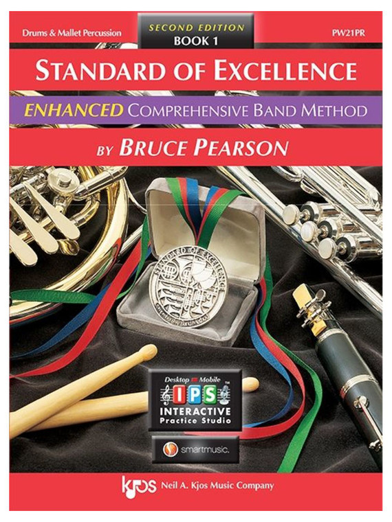 Standard of Excellence Enhanced Band Method Drums & Mallet Percussion Book 1