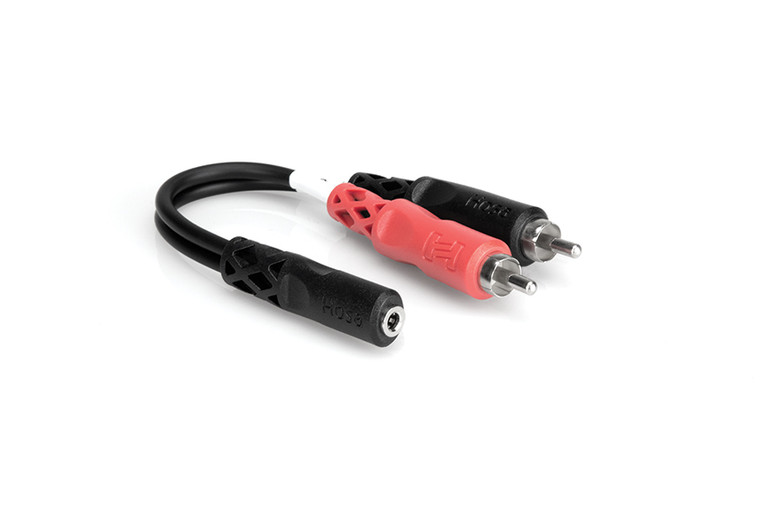 Hosa 3.5 mm TRSF to Dual RCA Stereo Breakout