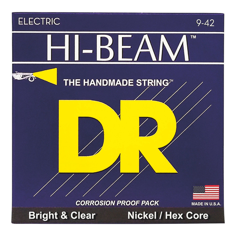 DR Hi-Beam Nickel Plated Electric Guitar Strings Light