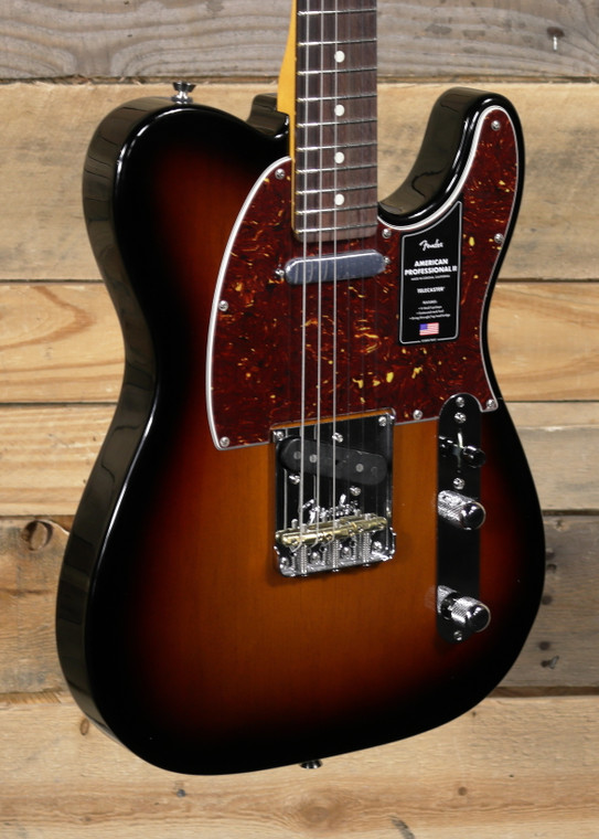 Fender American Professional II Telecaster 3-Color Sunburst w/ Case & Rosewood Fretboard