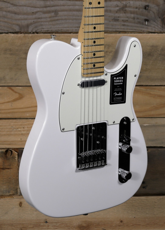 Fender Player Telecaster Electric Guitar Polar White w/ Maple Fretboard