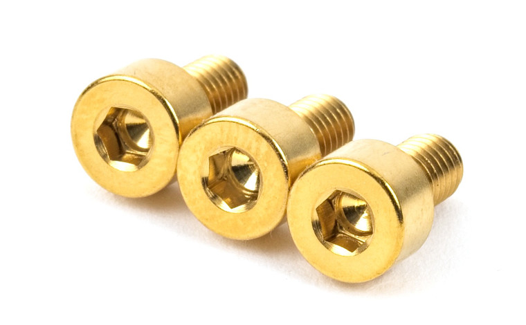 FU-Tone Titanium Nut Clamping Screw Set 3Pc Gold