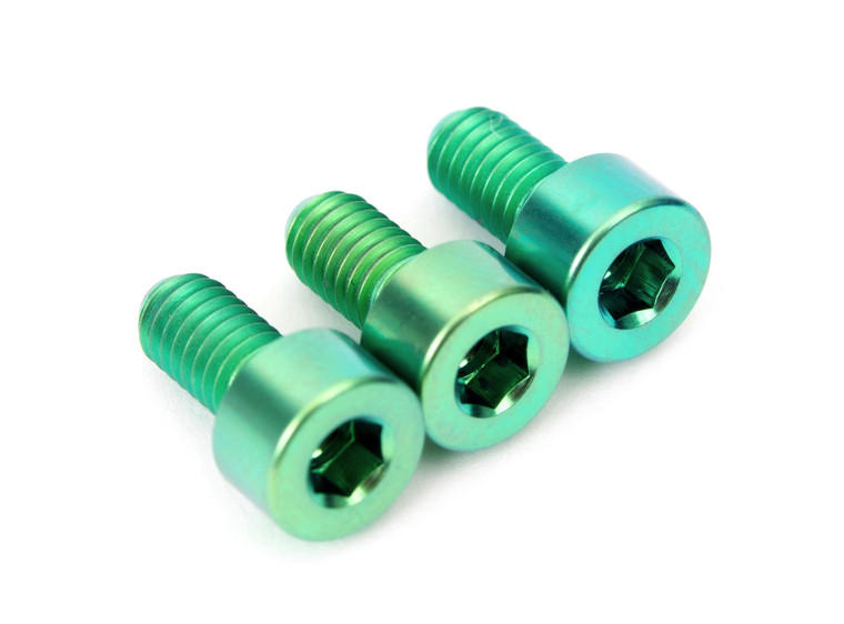 FU-Tone Titanium Nut Clamping Screw Set 3Pc Green
