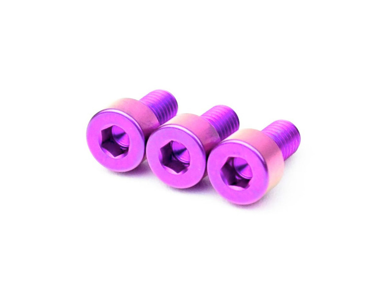 FU-Tone Titanium Nut Clamping Screw Set 3Pc Purple