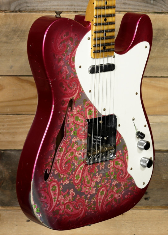Fender Custom Shop Limited Edition 50s Telecaster Electric Guitar Relic Pink Paisley w/ Case