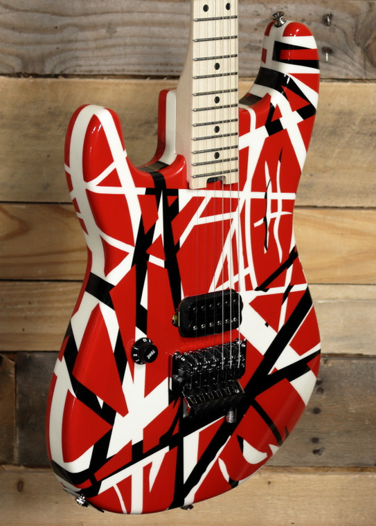 EVH Striped Series Left-Handed R/B/W Electric Guitar