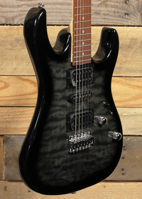 Ibanez RG Gio GRX70QA Electric Guitar Transparent  Black Sunburst