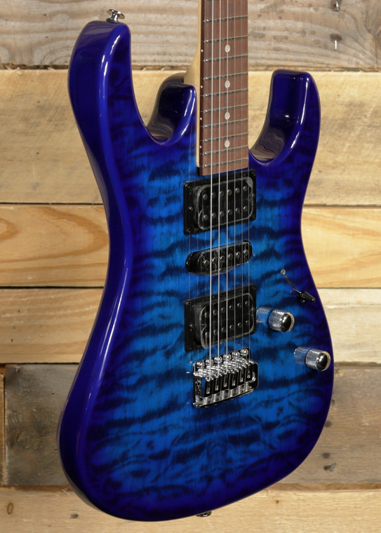 Ibanez RG GIO GRX70QA Electric Guitar Transparent Blue  Burst
