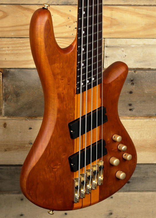 Schecter Stiletto Studio-5 FF 5-String Bass Honey Satin