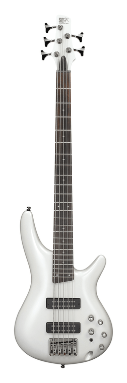 Ibanez SR305E 5-String Bass Pearl White