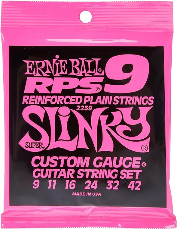 Ernie Ball Super Slinky RPS Nickel Wound Electric Guitar Strings 9-42 Gauge