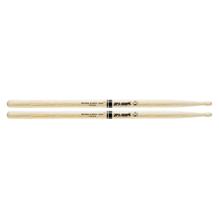 ProMark Shira Kashi Oak 2B Wood Oval Tip Drumsticks - Pair (Classic Attack)