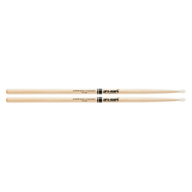 ProMark Classic Forward 7A Hickory Nylon Oval Tip Drumsticks - Pair