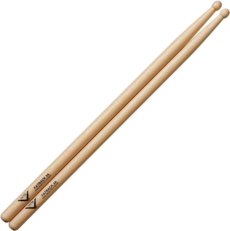 Vater Fatback 3A Drum Sticks - Wood Tip - Am. Hickory