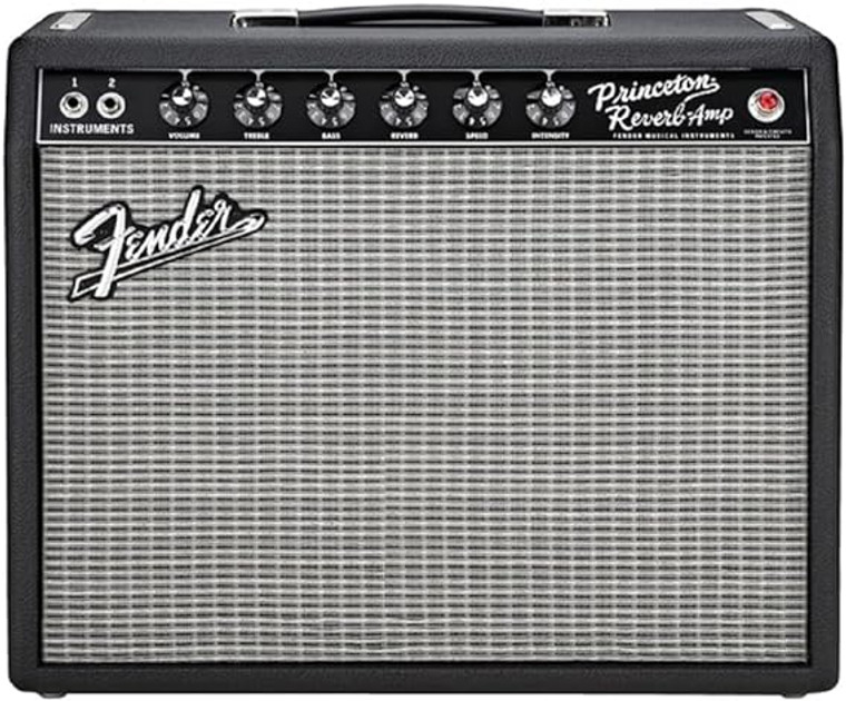 Fender '65 Princeton Reverb - Black/Silver - 120V - Tube Amp