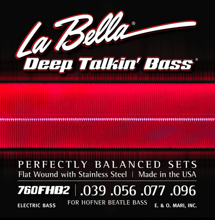 Labella "Beatle" 39-96 Flatwound  Stainless Steel Bass Strings