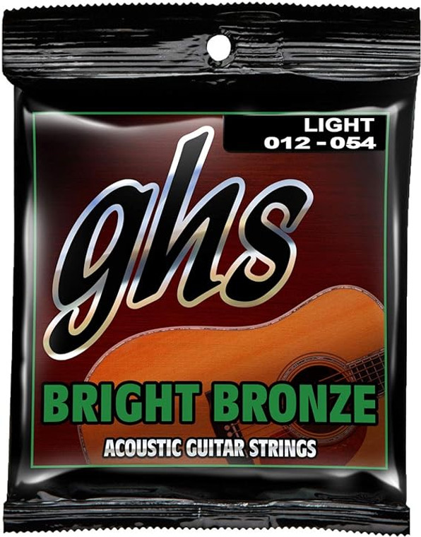 GHS  Bright Bronze 80/20 Acoustic Guitar Strings - Light 12-54