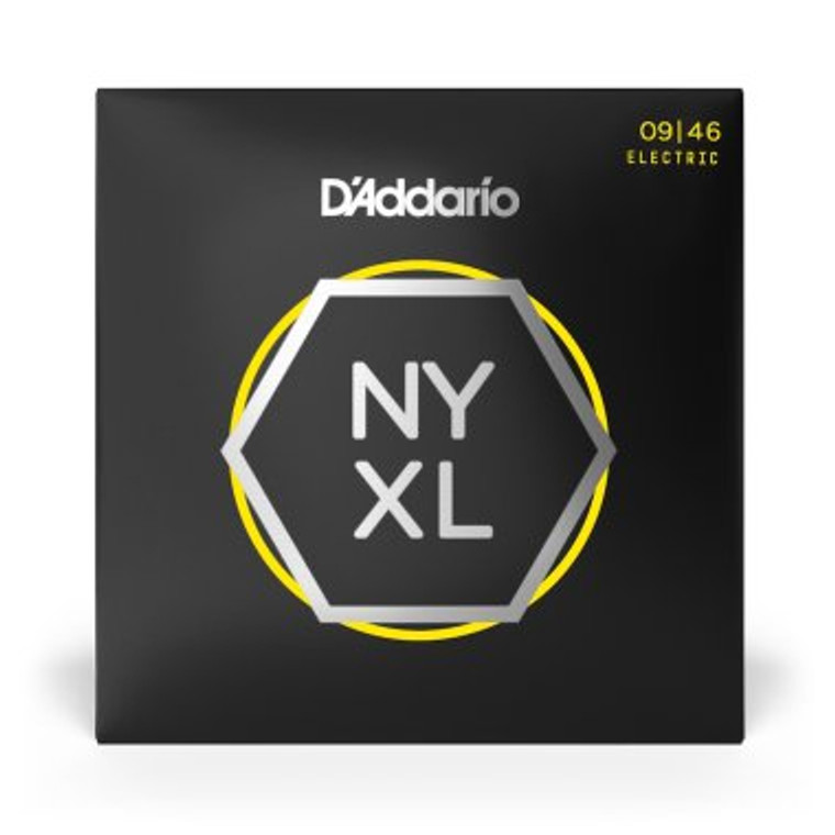 D'Addario NYXL Electric Guitar 09-46 - Super Light Top/Regular Bottom - Nickel-Plated Steel String Set