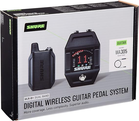 Shure GLXD16+ Guitar Pedal System