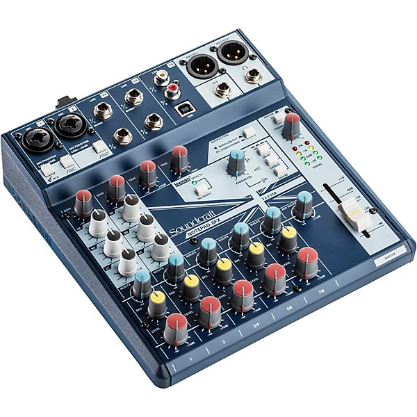 Soundcraft Notepad-8FX アナログミキサー Soundcraft Notepad-8FX Small-Format 8-Channel Analog Mixer With