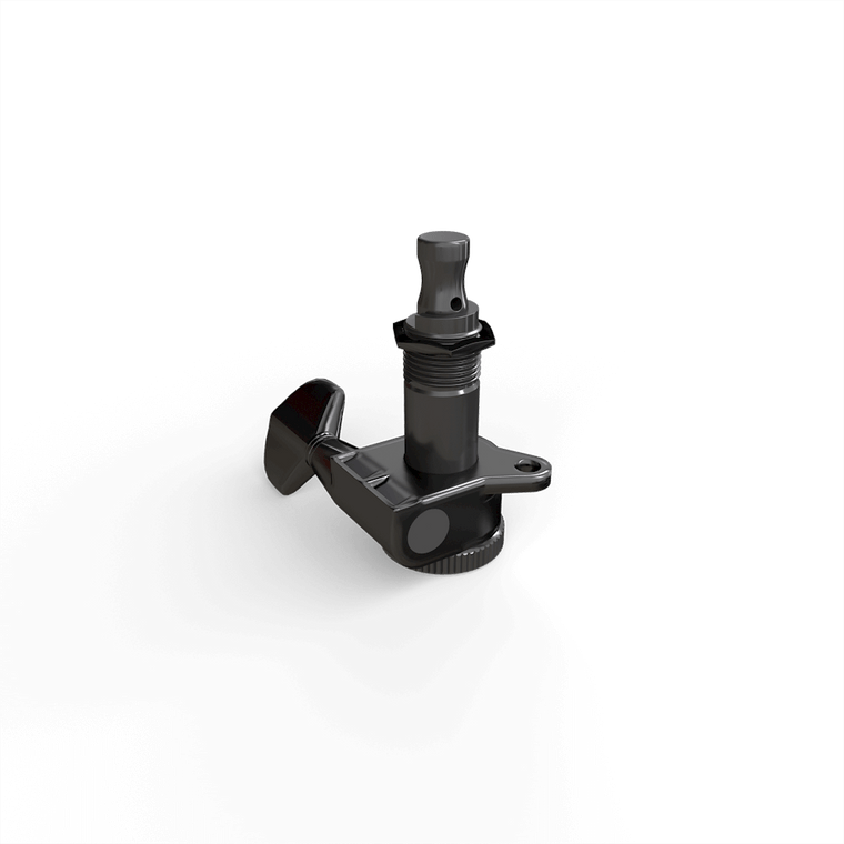D'ADDARIO Auto-Trim Locking Tuning Machines - Black - 6 In-Line Setup