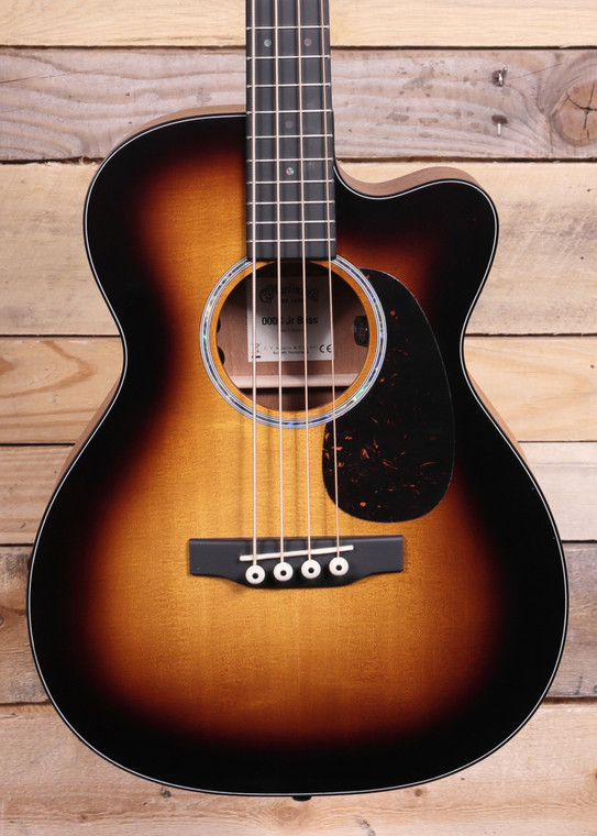 Martin 000CJR-10E Acoustic/Electric Bass Burst w/ Gigbag