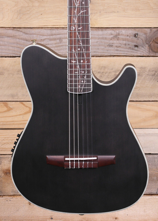Ibanez Tim Henson TOD10N Acoustic/Electric  Guitar  Transparent Black Flat