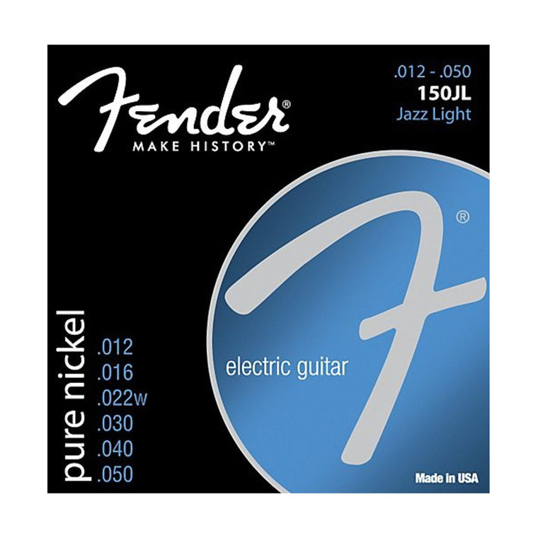 Fender 150JL 12-50 Jazz Light Pure Nickel Strings