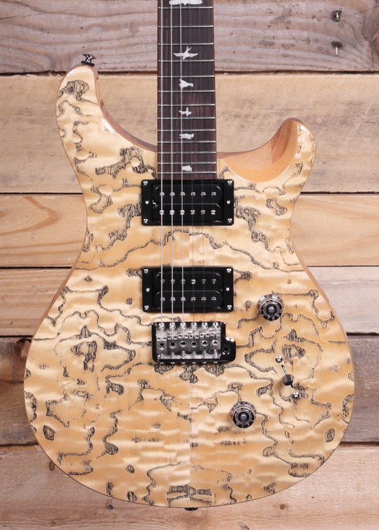 PRS SE Custom 24 Burled Ash Limited Edition Natural w/ Gigbag