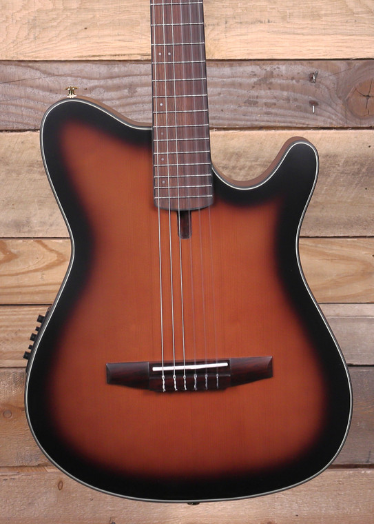 Ibanez FRH10N Acoustic/Electric Guitar Brown Sunburst  Flat