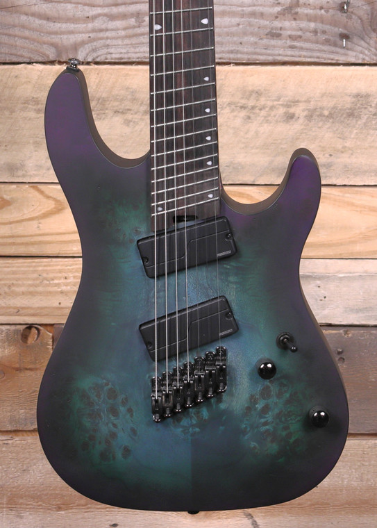 Cort KX507 7-String Multi-Scale Electric Guitar Star Dust Green "Excellent Condition"