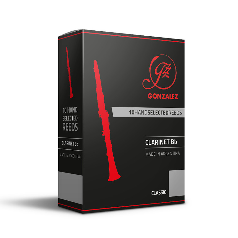 Gonzales Classic Reeds Clarient Box of 10 #2 1/2