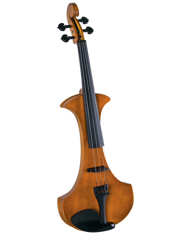 SAGA Cremona Student 4/4 Electric Violin - Amber Finish