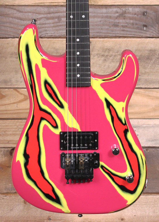 ESP M1 FR Bruce Kulick Multi-Swirl Asylum w/ Case
