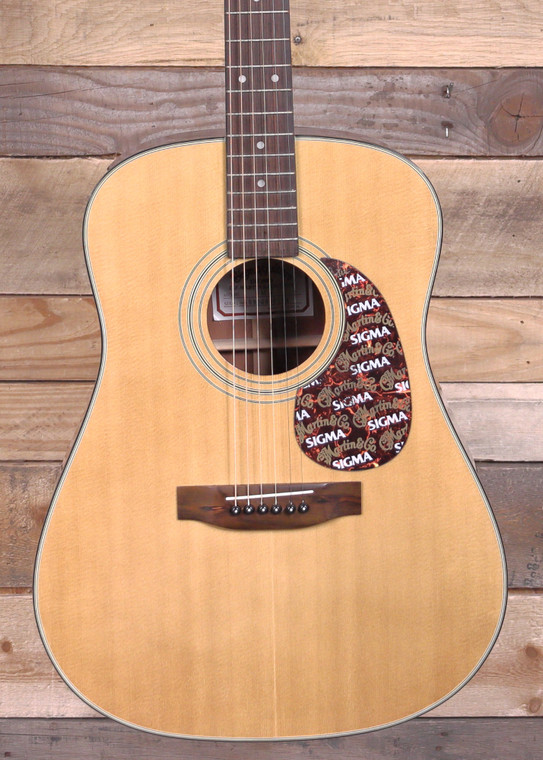 Martin Sigma DM-2 Acoustic Guitar Natural "Excellent Condition"
