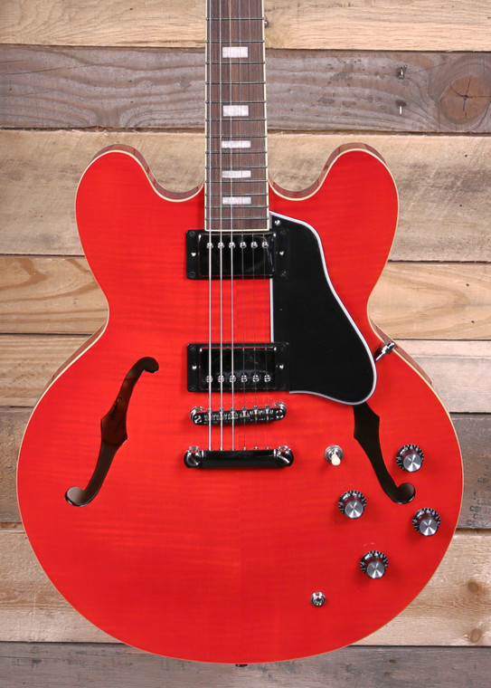Epiphone ES-335 Figured Semi-Hollow Electric Guitar Cherry w/ Gigbag