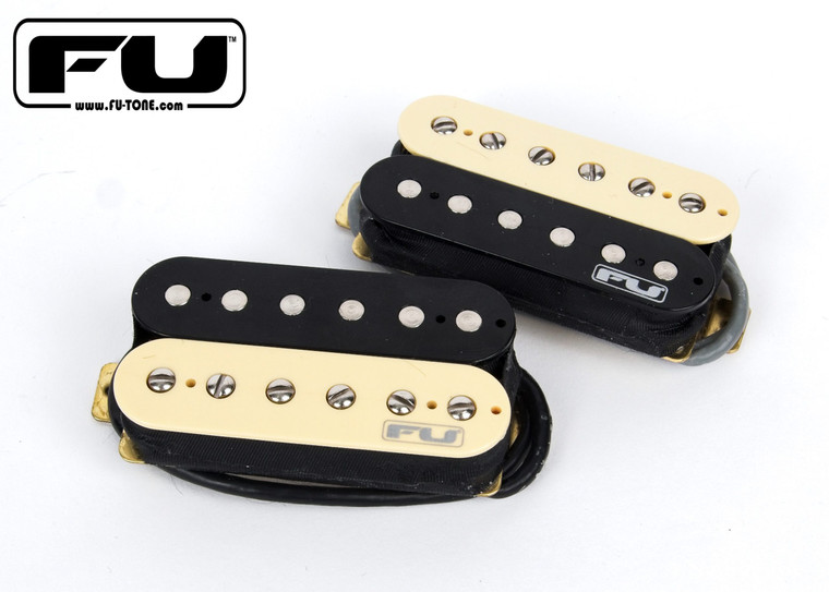 FU-Tone Humbucker Bridge & Neck Set Zebra