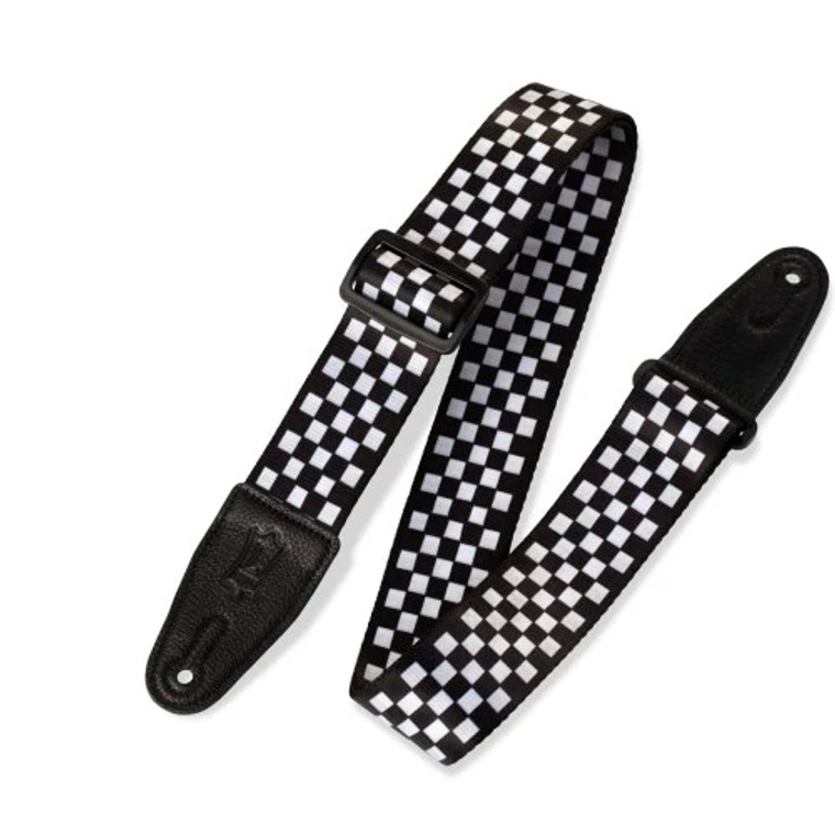 Levy's Sub-Printed Checkered Guitar Strap