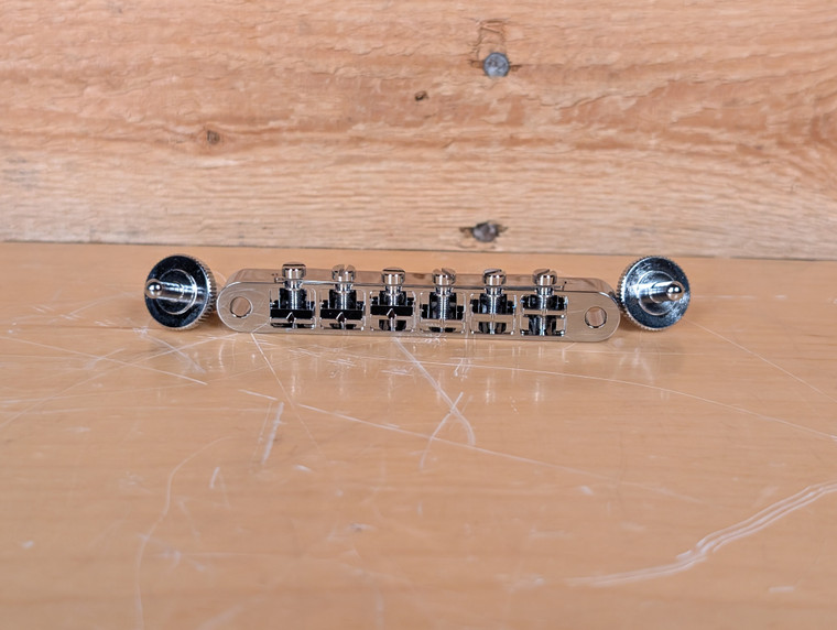 FU-Tone, Stop Tail & Tune-O-Matic BRASS Bridge Set – Chrome Plated