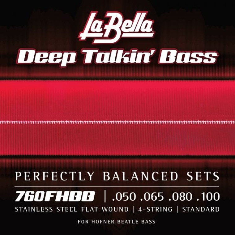 LaBella 760FHBB “Beatle” Bass Stainless Flats – 50-100