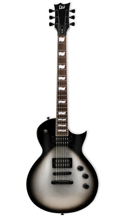 ESP LTD EC-256 Electric Guitar Silver Sunburst Teardrop
