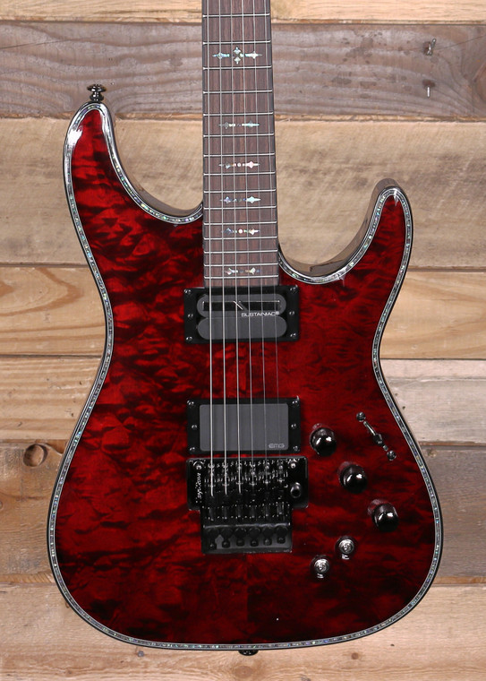 Schecter Hellraiser C-1 FR S Electric Guitar Black Cherry