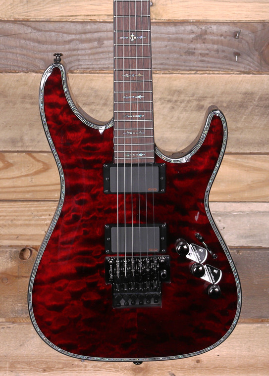 Schecter Hellraiser C-1 FR Electric Guitar Black Cherry