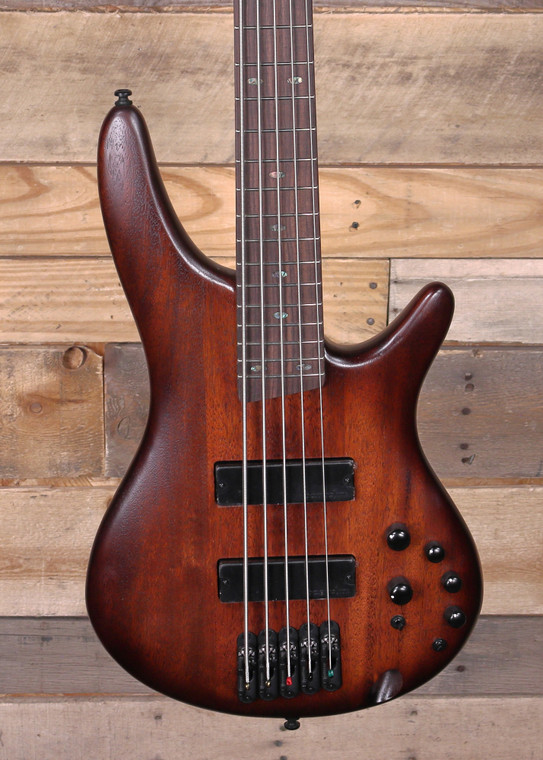 Ibanez SR505A 5-String Bass Mahogany Brown Burst Low Gloss