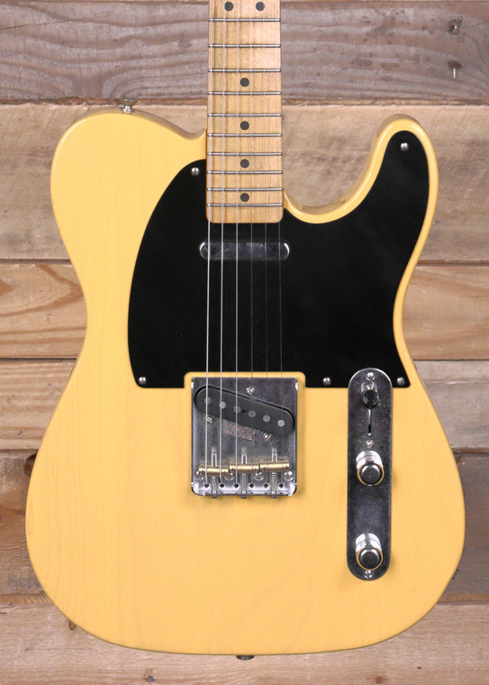 Fender 75th Anniversary Vintera Road Worn 1951 Telecaster Electric Guitar Butterscotch Blonde w/ Case