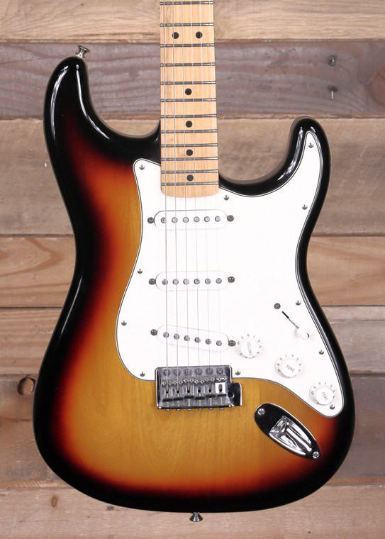 Fender Standard Stratocaster Electric Guitar Brown Sunburst w/ Gigbag "Good Condition"