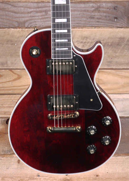 Gibson Les Paul Custom 70s Electric Guitar Wine Red w/ Case