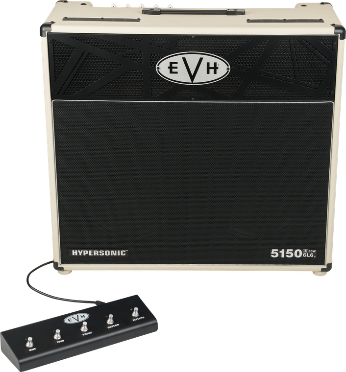 EVH 5150III Hypersonic 6L6 2x12" 50W Combo Amp Ivory