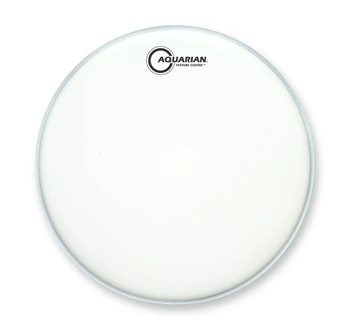 AQUARIAN 14in TC-White Texture Coated Drumhead