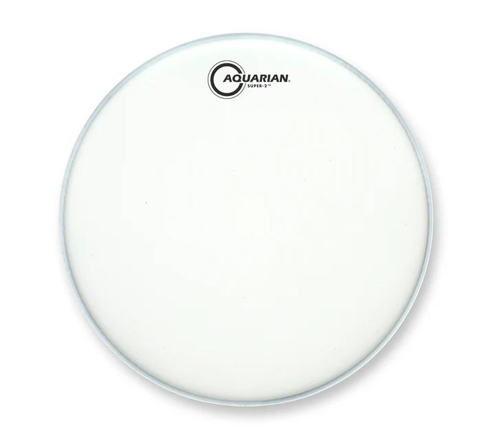AQUARIA 16in Super-2 White Texture Coated Drumhead